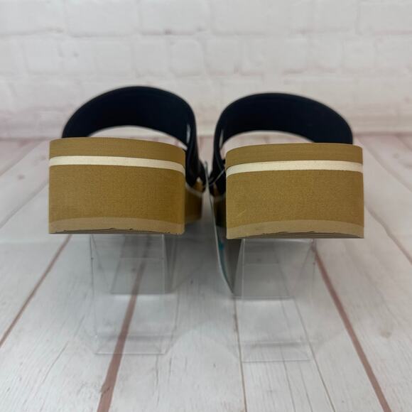 Reef Hali Hi 2 Bar Black Sandals Women’s Size 9 - Picture 8 of 10